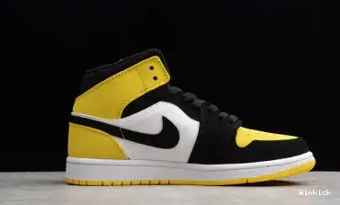 071 TOE JORDAN AIR 1 WHITE YELLOW 852542 BLACK 0531